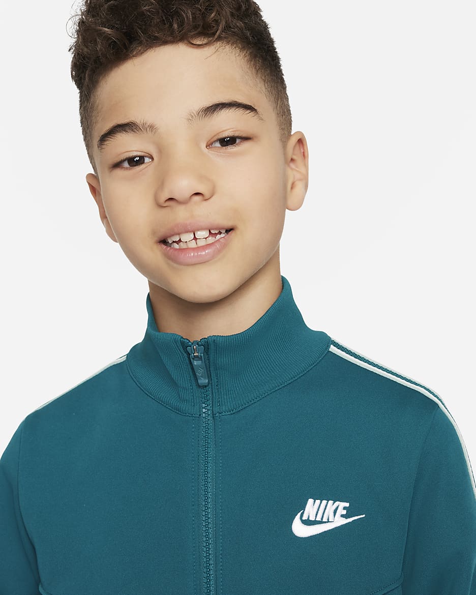 Nike teal tracksuit best sale